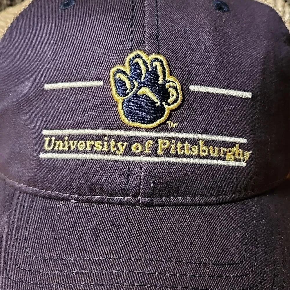 University of Pittsburgh Panthers Navy Trucker Hat - New